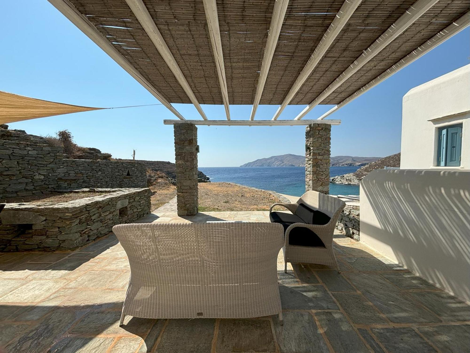 Almyra Yellow Villa Kythnos Exterior photo